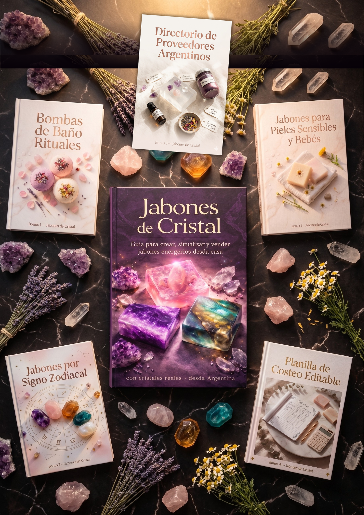 💎 Jabones de cristal + 5 bonos exclusivos